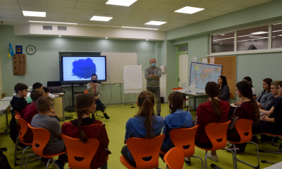 Біотехнологічний ліцей відвідали Оксана Салівончик та Анатолій Ковтонюк